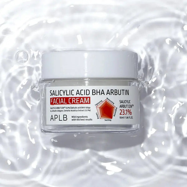 Kirkastav ja taastav näokreem salitsüülhappe ja arbutiiniga APLB Salicylic Acid BHA Arbutin Facial Cream