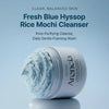 Мягкое очищающее средство с глиной и экстрактом иссопа Arencia Fresh Blue Hyssop Rice Mochi Cleanser