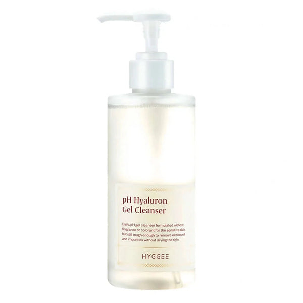 Mitrinošs gels sejas mazgāšanai ar keramīdiem Hyggee pH Hyaluron Gel Cleanser