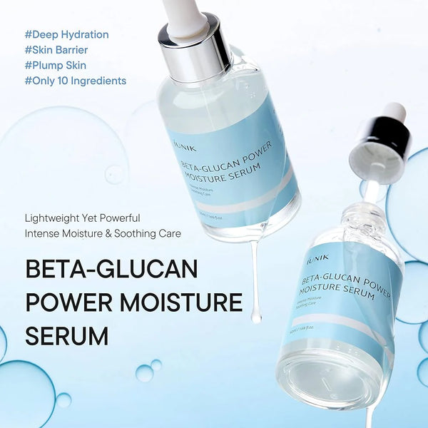 Увлажняющая сыворотка с 98% бета-глюкана iUnik Beta Glucan Power Moisture Serum