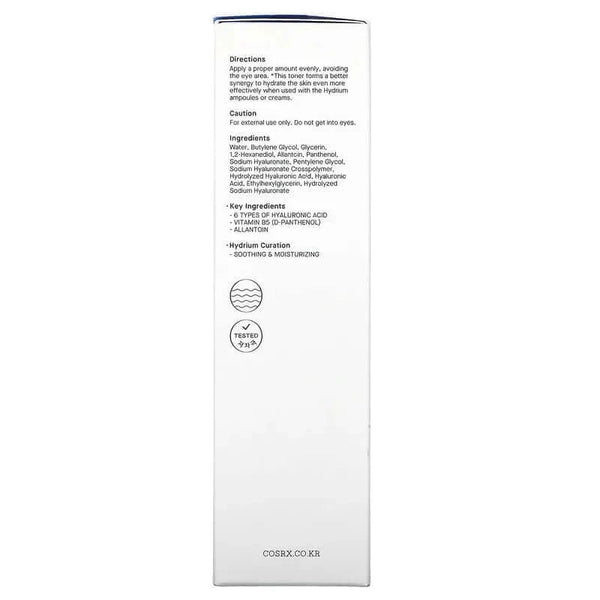 Mitrinošs toneris ar hialuronskābi Cosrx Hydrium Watery Toner