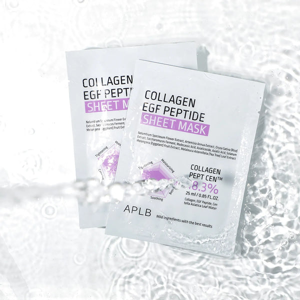Taaselustav näomask kollageeni ja peptiididega APLB Collagen EGF Peptide Sheet Mask