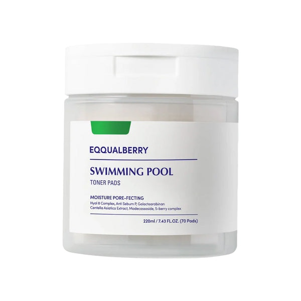 Niisutavad ja rahustavad näotooniku padjakesed EQQUALBERRY Swimming Pool Toner Pads