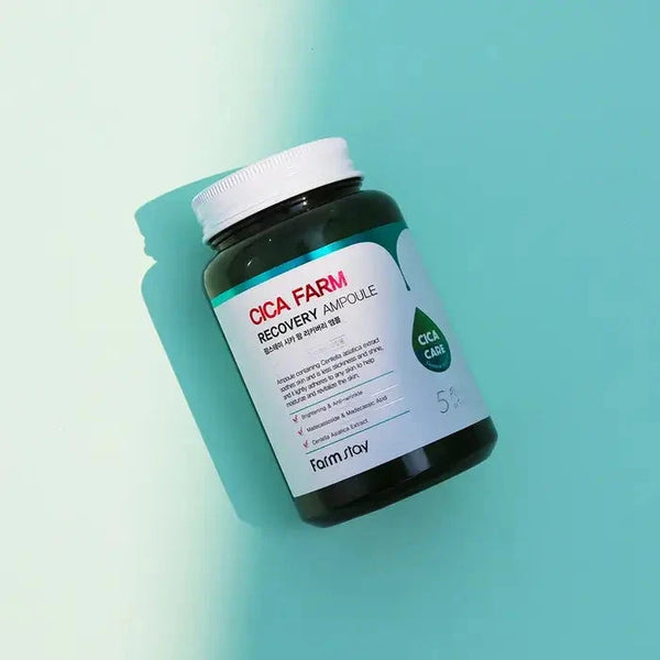 Atjaunojošs ampulas serums ar Āzijas centellu Farmstay Cica Farm Recovery Ampoule